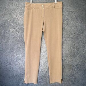 White House Black Market Tan Slacks, Size 14R, EUC